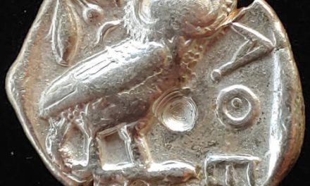 Athens 449-413 BC Owl 17gm Silver Tetradrachm, some test marks