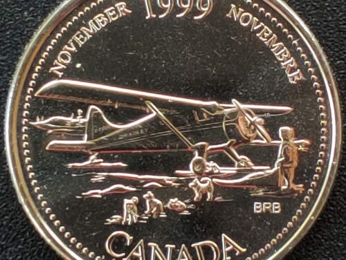 Canada BU September 1999 No Denomination Mule 25 Cents