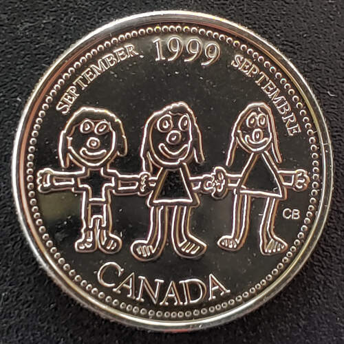 Canada BU September 1999 No Denomination Mule 25 Cents $100+