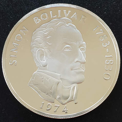 Panama Proof 1974 Silver 20 Balboas 3.8291oz ASW
