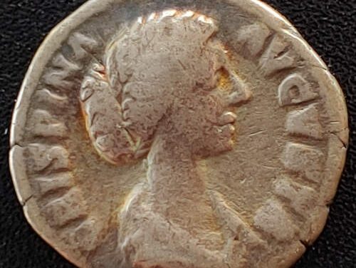Crispina Augusta 178-182 AD 2.47gm Silver Denarius w/ Ceres etc