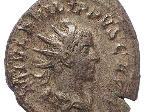 Philip II as Caesar 244-247 AD 22mm 3.3gm Silver Antoninianus