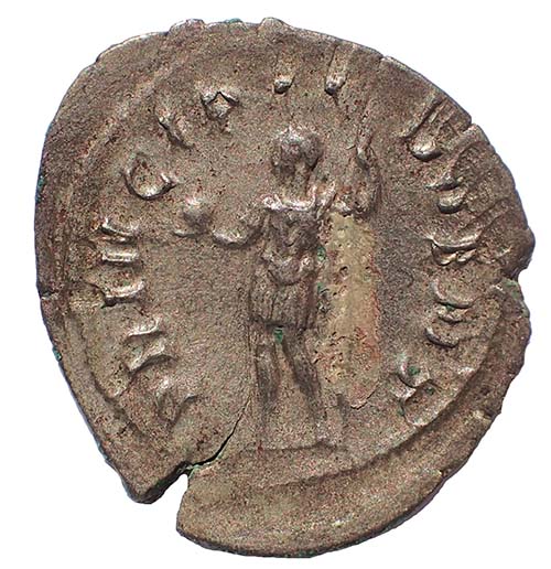 Philip II as Caesar 244-247 AD 22mm 3.3gm Silver Antoninianus
