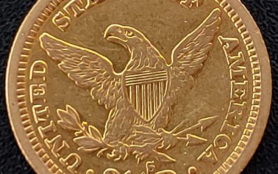 U.S.A. XF 1878S Coronet Gold $2.50 Quarter Eagle .12094oz AGW