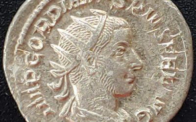 Gordian III 238-244 AD 3.13gm Silver Antoninianus w/ Providentia