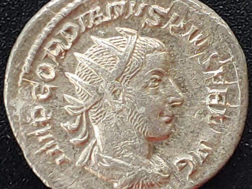 Gordian III 238-244 AD 3.13gm Silver Antoninianus w/ Providentia
