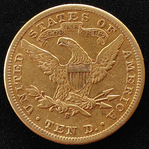 U.S./Colonial Cda XF 1901S Liberty Head Gold $10 Eagle .48375oz