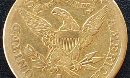 U.S./Colonial Cda VF+ 1886S Coronet Gold $5 Half Eagle .24187oz