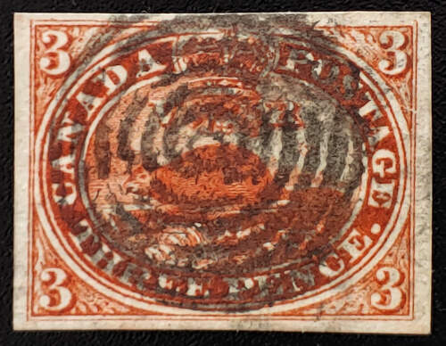 Canada #4i VF Used 3d Beaver $350+