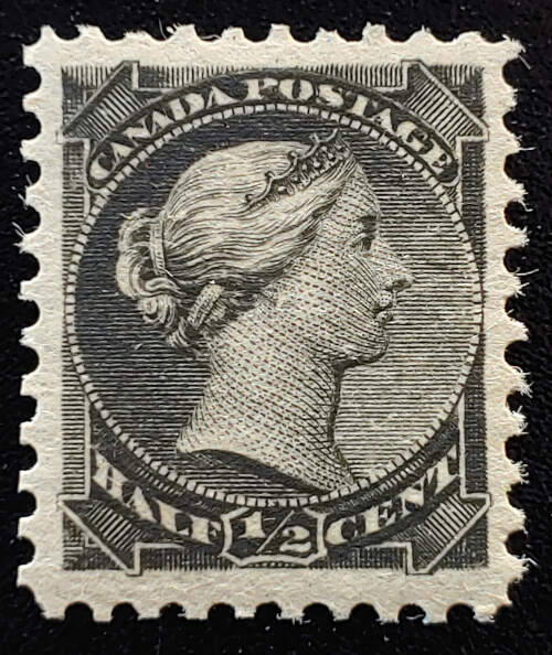 Canada #34 VFNH 1882 1/2c Small Queen $75