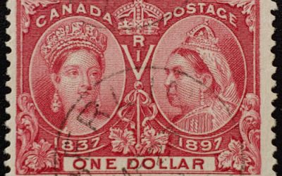 Canada #61 Fine Berlin Used $1 Jubilee