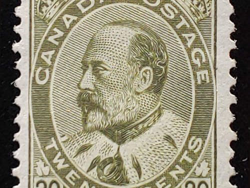 Canada #94 F/VF Unused 1904 20c Edward VII