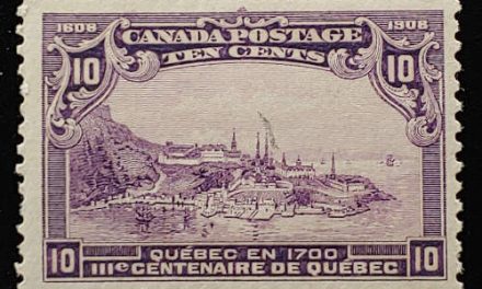 Canada #101 F/VF Never Hinged 1908 10c Quebec