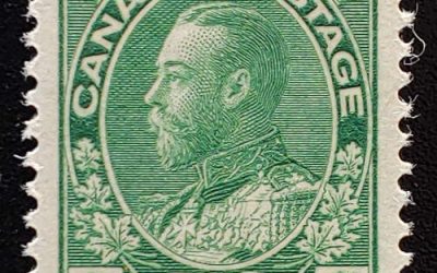 Canada #107iv F/VF Never Hinged 2c Yellow Green Dry Printing