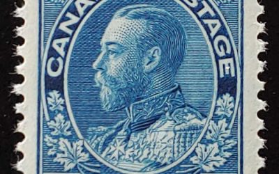 Canada #115 VFNH 1925 8c Blue Dry Printing