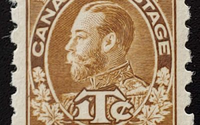 Canada #MR7a VF Mint 1916 Die 1 War Tax Coil