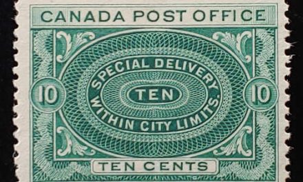 Canada #E1 F/VF+ Never Hinged 1898 10c Special Delivery