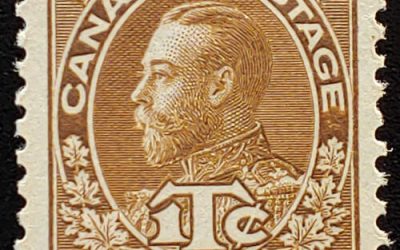 Canada #MR4i VFNH 1916 2c + 1c Yellow Brown Die II