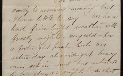 New Westminster, B.C. 18 Oct 1881 4-pg Marcus Smith Letter to wife