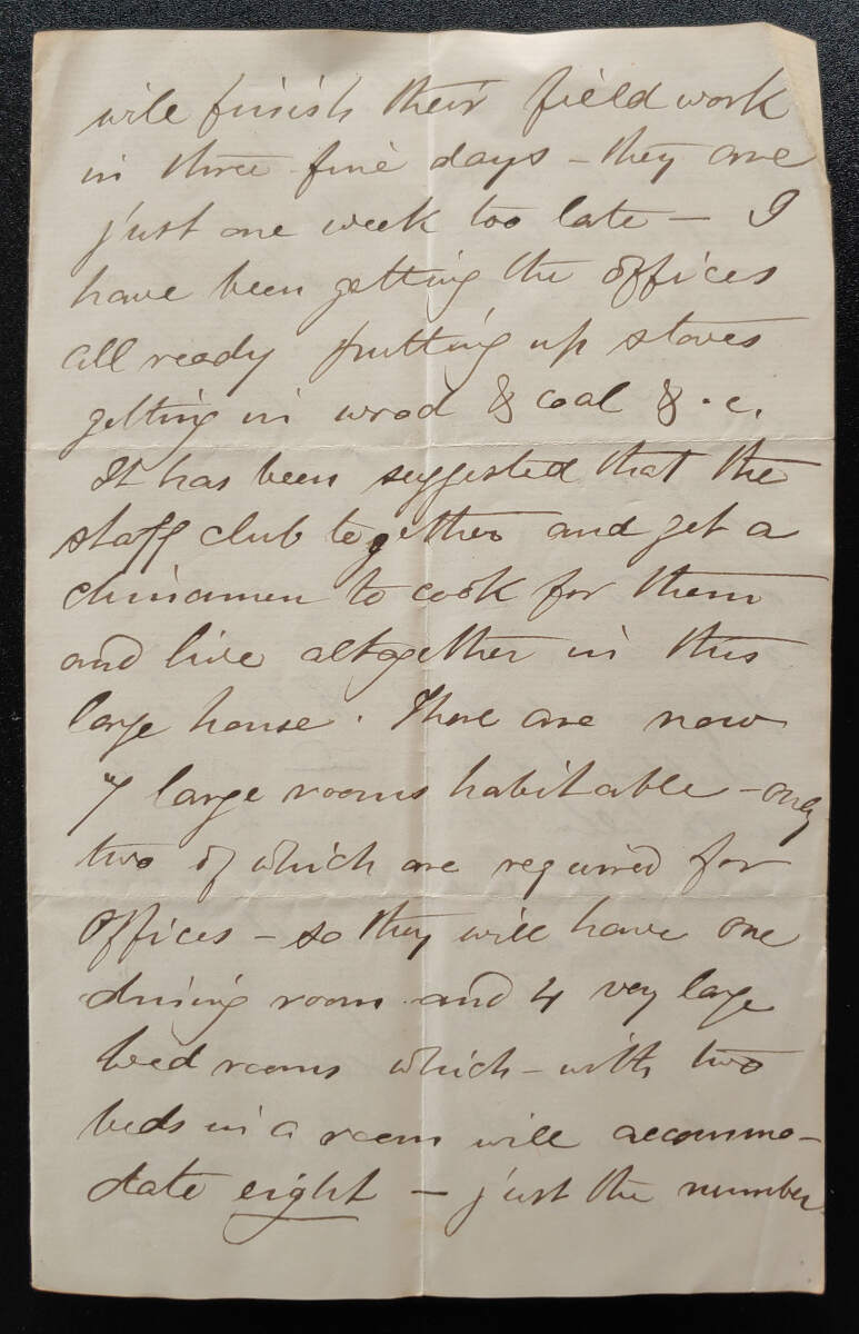 New Westminster, B.C. 18 Oct 1881 4-pg Marcus Smith Letter to wife