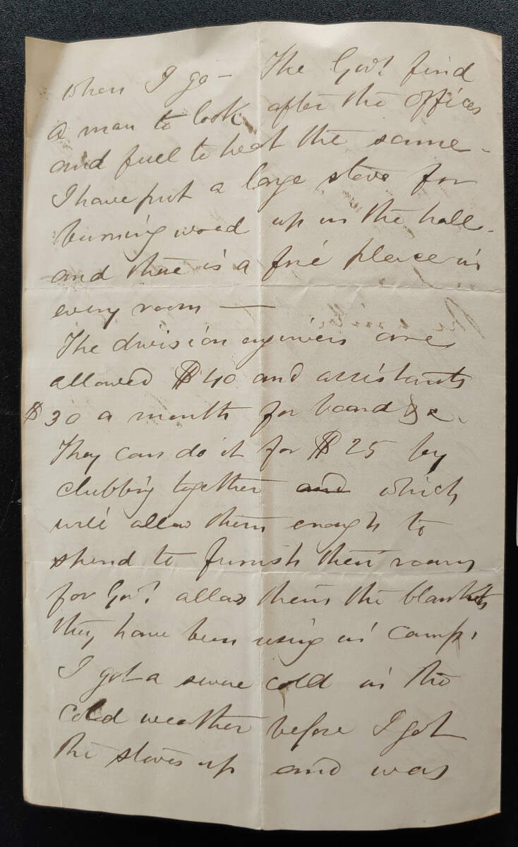 New Westminster, B.C. 18 Oct 1881 4-pg Marcus Smith Letter to wife