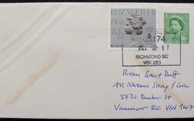 Canada 7 Feb 2022 QEII Platinum Jubilee private FDC