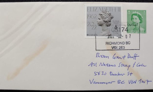 Canada 7 Feb 2022 QEII Platinum Jubilee private FDC