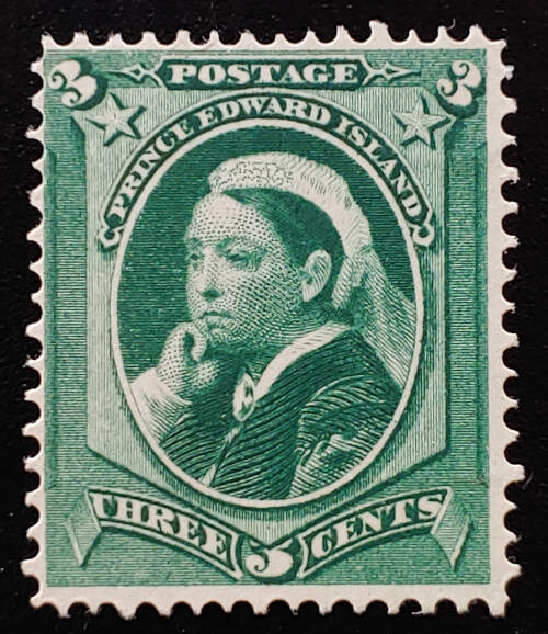 P.E.I. Fine+ Mint HR 1872 5c BABN Essay ex Gawaine Baillie