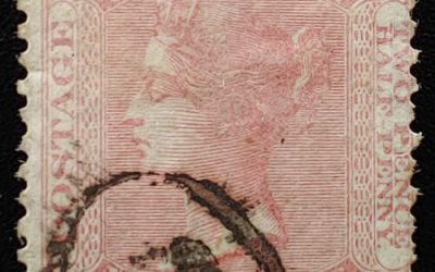 British Columbia #2 Fine Used 1860 2.5d Dull Rose