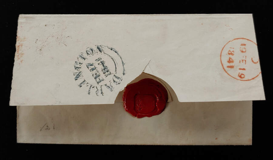 G.B. #2 17 Feb 1841 2d Blue Plate 2 lg part FLS ex Wellburn US$2475