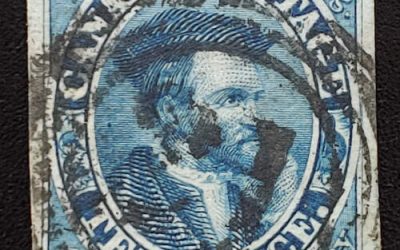 Canada #7a Fine+ Used 1855 10d Thick White Opaque Paper