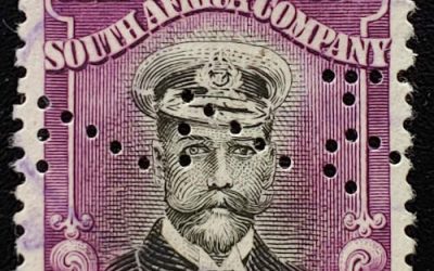 Rhodesia #138 F/VF Used Pound Admiral Perfin