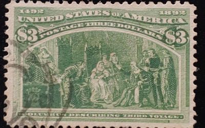 U.S.A. #243 VF Used 1893 $3 Columbian