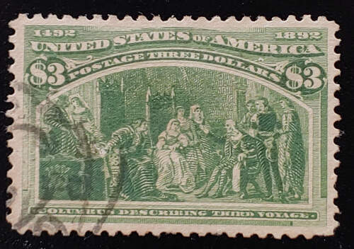 U.S.A. #243 VF Used 1893 $3 Columbian