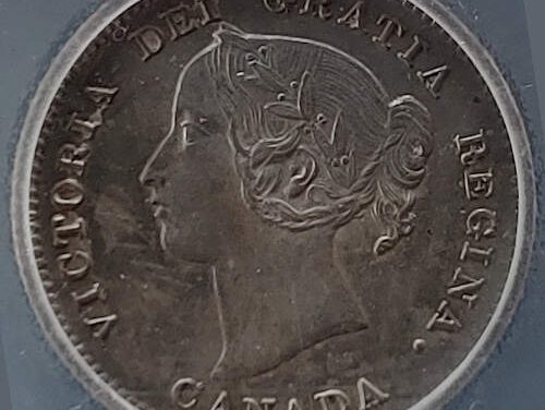 Canada ICG MS64 1901 Queen Victoria Silver 5 Cents