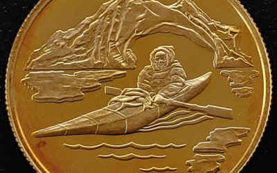Canada Proof 1980 Arctic Territories Gold $100 .497oz