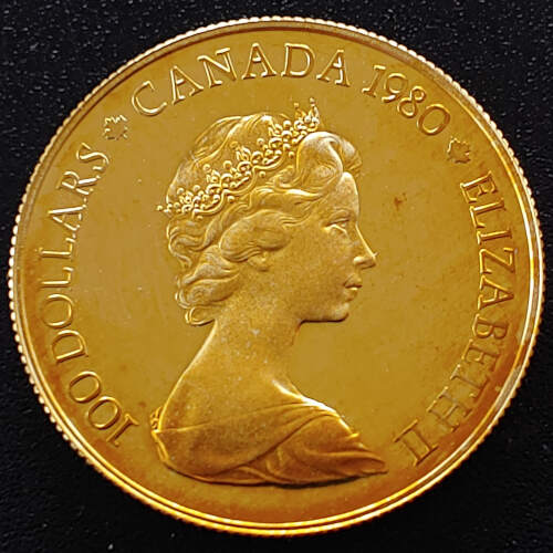 Canada Proof 1980 Arctic Territories Gold $100 .497oz
