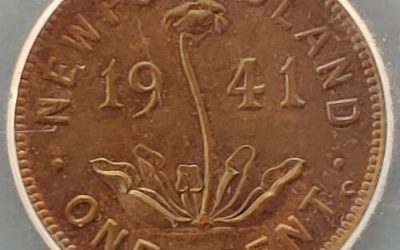 Newfoundland ICG MS64 RB 1941C George VI Cent
