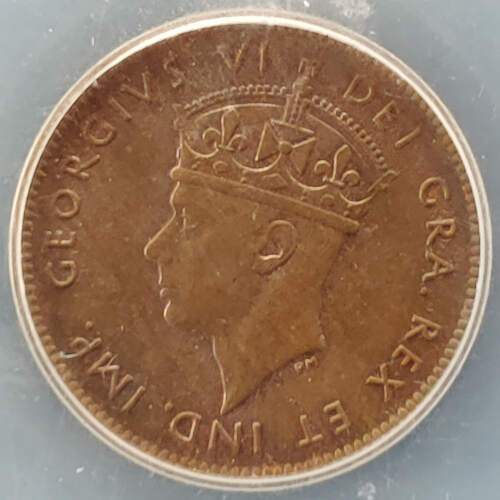 Newfoundland ICG MS64 RB 1941C George VI Cent $750