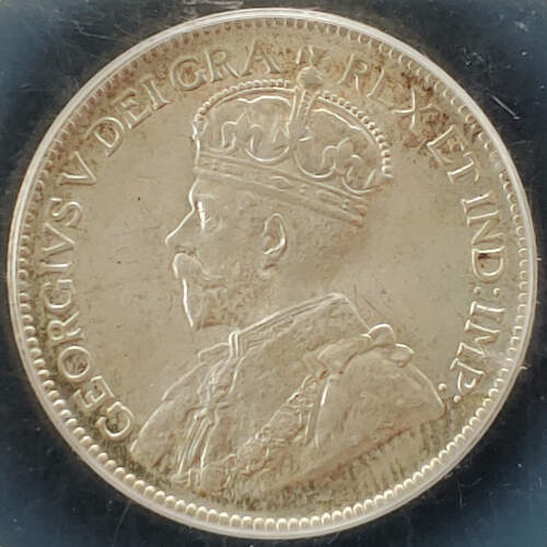 Newfoundland PCGS MS64 1917 George V Silver 25 Cents $600