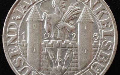 Germany Unc 1928D Commemorative Silver 3 Reichsmark