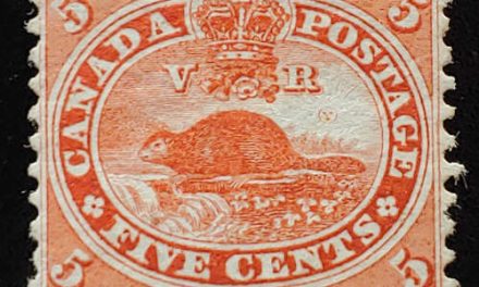 Canada #15 Fine Mint 1859 5c Beaver