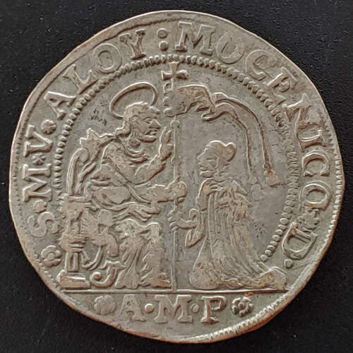 Venice VF 1775-1776 AMP Alviso Morenigo IV Silver Ducato US$350