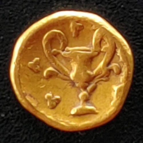 Taras 287-280 BC .7-gm Gold 1/4 Stater