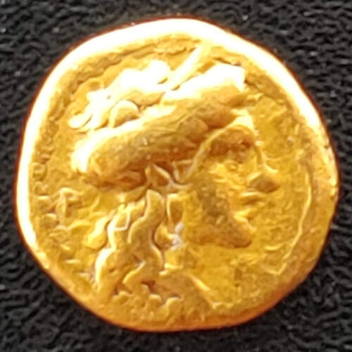 Taras 287-280 BC .7-gm Gold 1/4 Stater