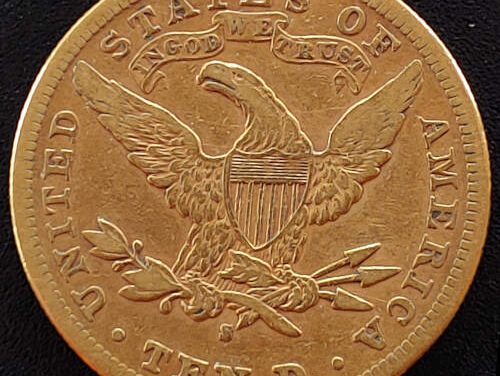 U.S./Colonial Canada Fine+ 1839S Gold $10 Eagle .48375oz