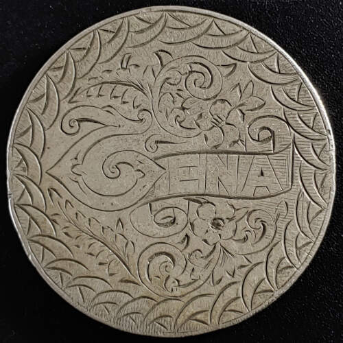 U.S.A. 1892 Love Token Silver Dollar