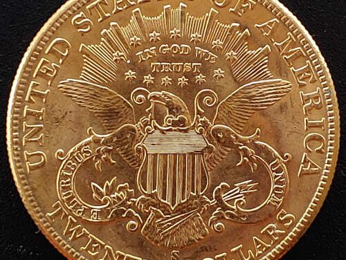 U.S.A. XF 1903S Coronet Gold $20 Double Eagle .96750oz