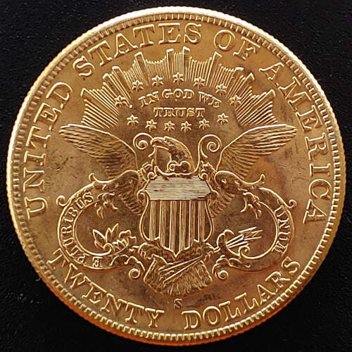 U.S.A. XF 1903S Coronet Gold $20 Double Eagle .96750oz