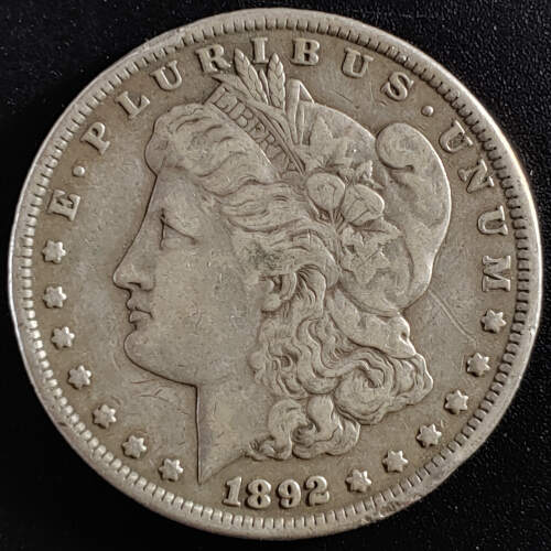 U.S.A. 1892 Love Token Silver Dollar